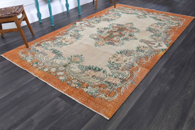 Vintage Turkish Anatolian Area Rug