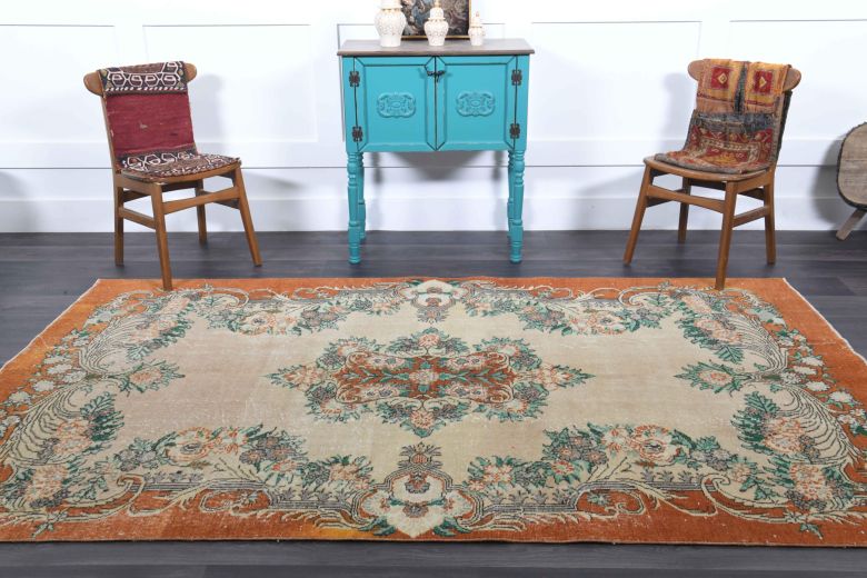 Vintage Turkish Anatolian Area Rug