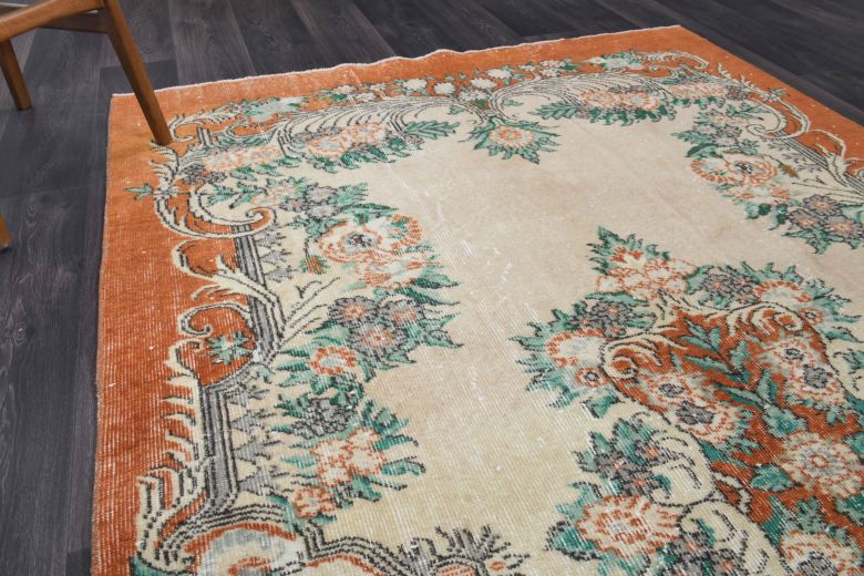 Vintage Turkish Anatolian Area Rug