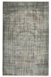 Distressed Oushak Area Rug - Thumbnail