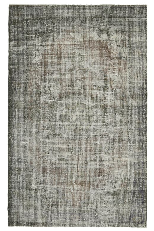 Distressed Oushak Area Rug