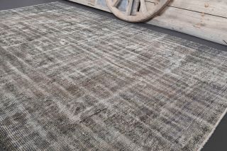 Distressed Oushak Area Rug - Thumbnail