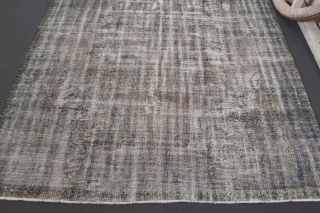 Distressed Oushak Area Rug - Thumbnail