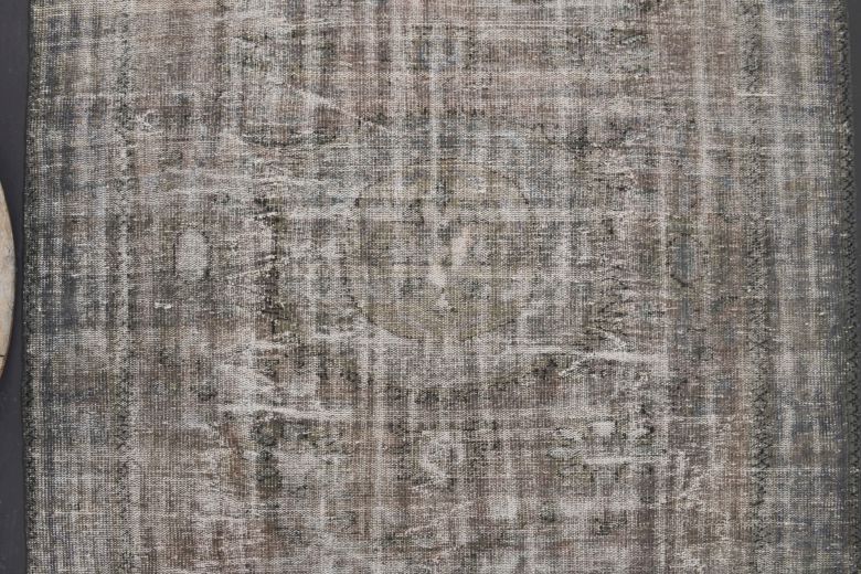 Distressed Oushak Area Rug