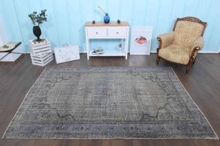 Muted Vintage Area Anatolian Rug - Thumbnail