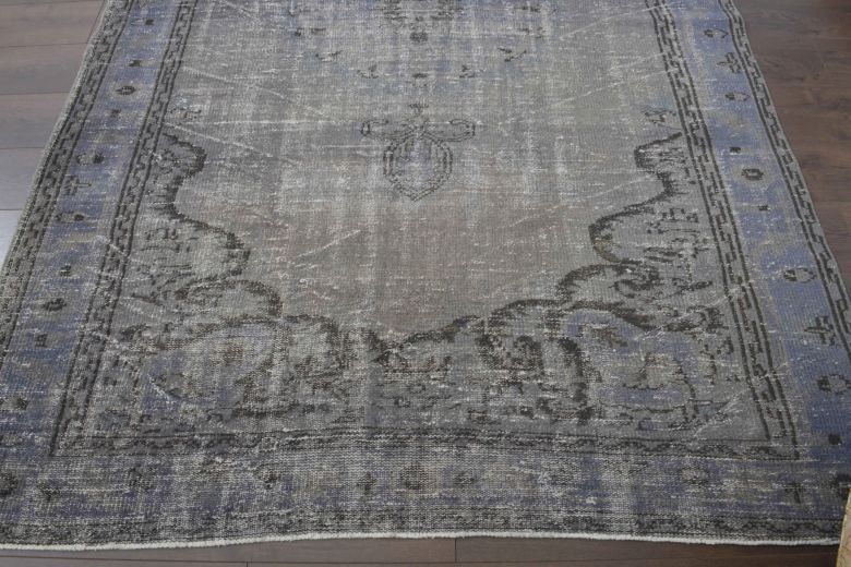 Muted Vintage Area Anatolian Rug