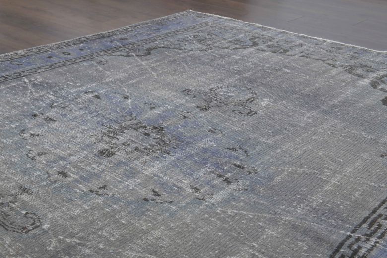 Muted Vintage Area Anatolian Rug