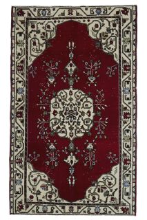 Oriental Vibrant Vintage Area Rug - Thumbnail