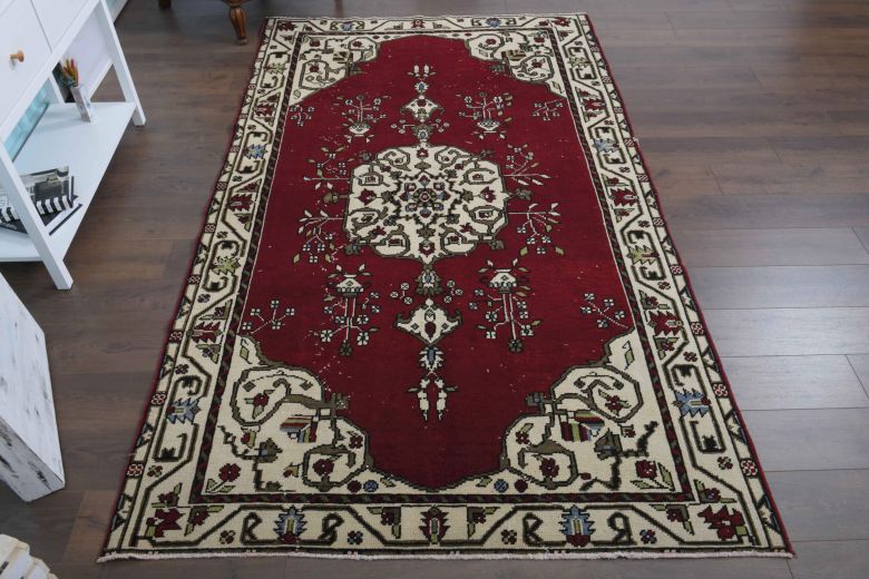 Oriental Vibrant Vintage Area Rug