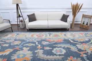 Arif - Vintage Extra Large Area Oushak Rug - Thumbnail