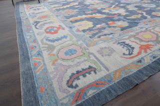 Arif - Vintage Extra Large Area Oushak Rug - Thumbnail