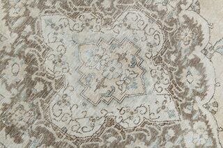 Vintage Hand-Knotted 10x12 Brown Persian Rug - Thumbnail