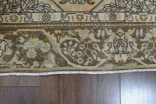 Vintage Hand-Knotted 10x12 Orange Persian Rug - Thumbnail