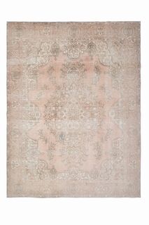 Vintage Hand-Knotted 10x12 Pink Persian Rug - Thumbnail