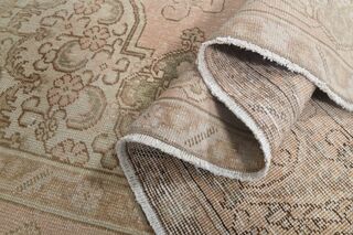 Vintage Hand-Knotted 10x12 Pink Persian Rug - Thumbnail