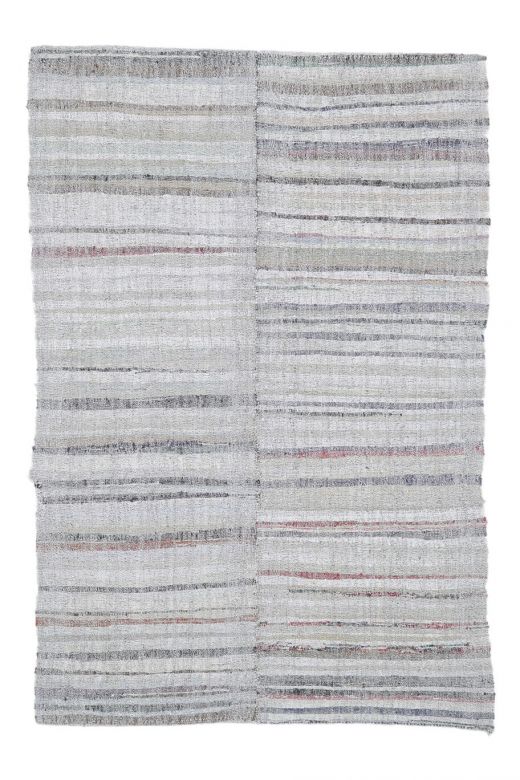 Vintage Striped Kilim Area Rug