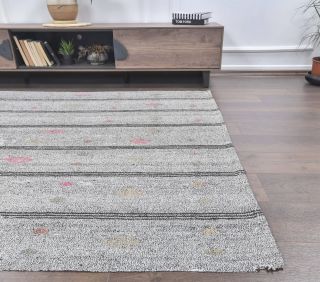 Mid Century Flatweave Carpet - Thumbnail