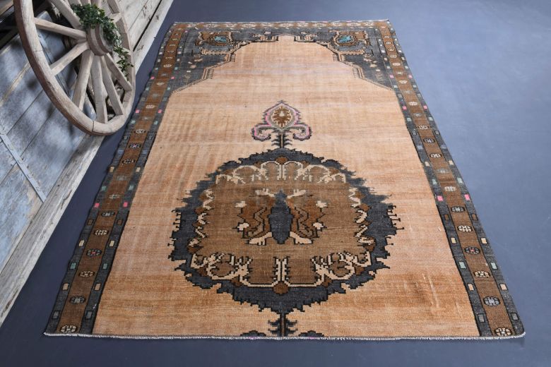 Vintage Large Area Rug