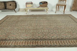 Vintage Oriental Large Area Rug - Thumbnail