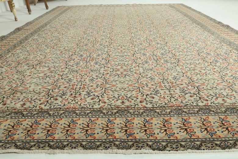 Vintage Oriental Large Area Rug