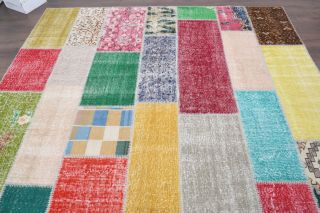 Vintage Patchwork Area Rug - Thumbnail