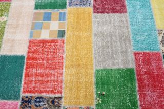 Vintage Patchwork Area Rug - Thumbnail