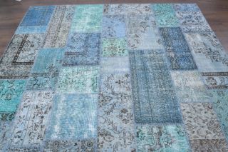 Vintage Patchwork Area Rug - Thumbnail