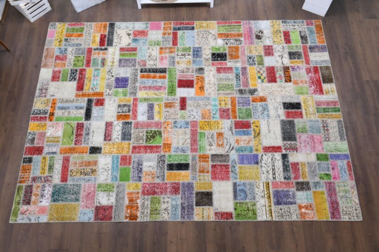 Vintage Patchwork Large Area Rug