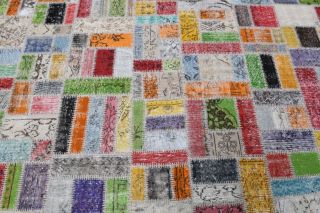 Vintage Patchwork Large Area Rug - Thumbnail