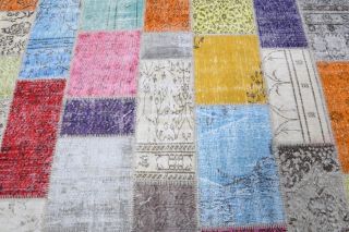 Vintage Patchwork Large Area Rug - Thumbnail