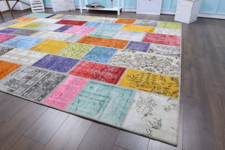 Vintage Patchwork Large Area Rug