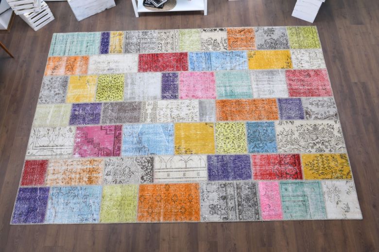 Vintage Patchwork Large Area Rug