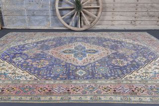 Heriz Style Vintage Large Area Rug - Thumbnail