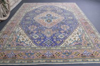 Heriz Style Vintage Large Area Rug - Thumbnail