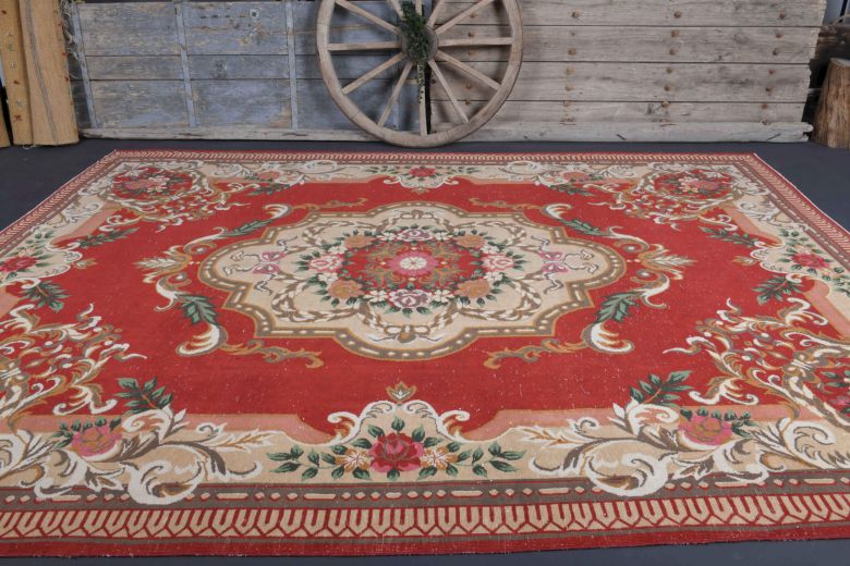 Vintage Extra Large Area Anatolian Rug