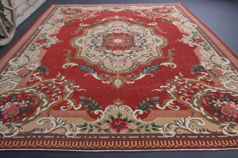 Vintage Extra Large Area Anatolian Rug