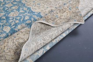 Persian Vintage Large Area Rug - Thumbnail