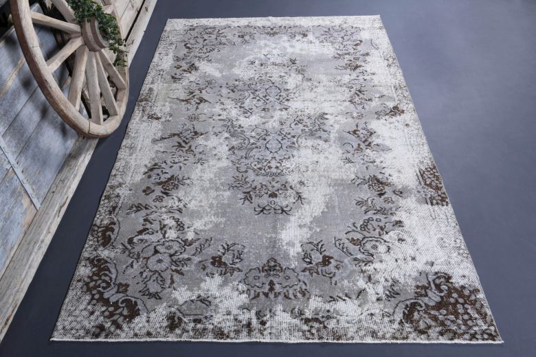 Distressed Vintage Area Rug