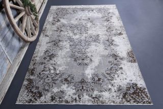 Distressed Vintage Anatolian Area Rug - Thumbnail