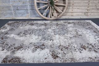 Distressed Vintage Anatolian Area Rug - Thumbnail