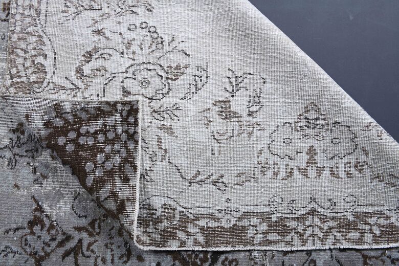 Distressed Vintage Anatolian Area Rug