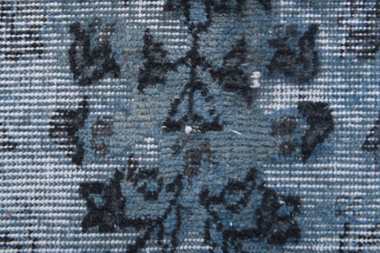 Vintage Distressed Blue Rug