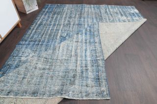 Blue Vintage Area Rug - Thumbnail