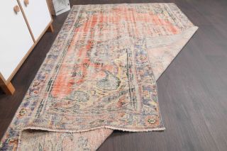 Vintage Orange Area Rug - Thumbnail