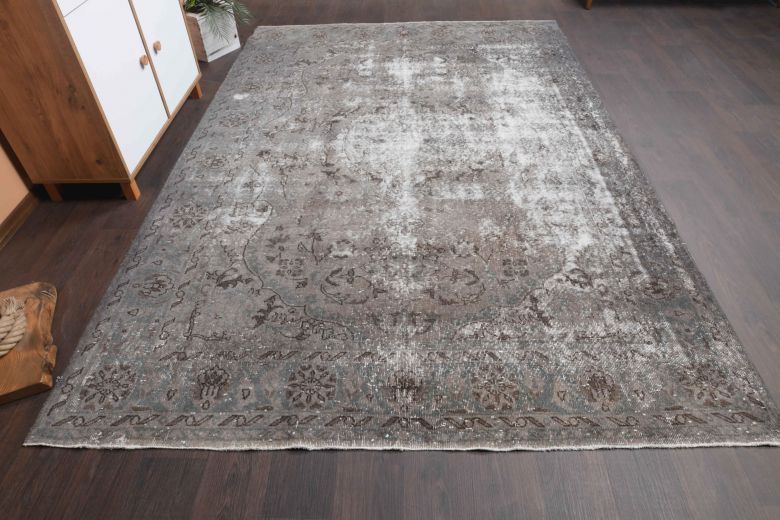 Distressed Vintage Area Rug