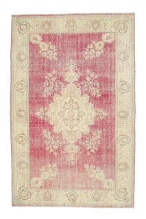 Turkish Oushak Vintage Area Rug - Thumbnail