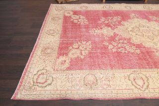 Turkish Oushak Vintage Area Rug - Thumbnail