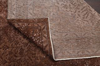 Intense Brown Colored Vintage Area Rug - Thumbnail