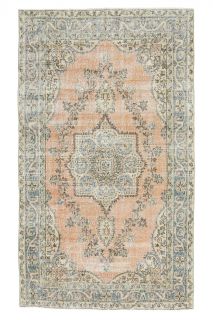 Vintage Anatolian Oriental Area Rug - Thumbnail