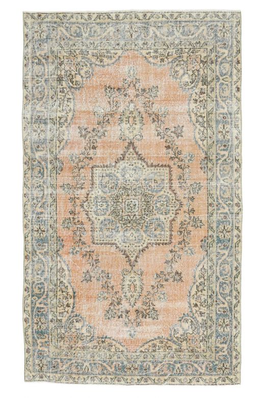 Vintage Anatolian Oriental Area Rug